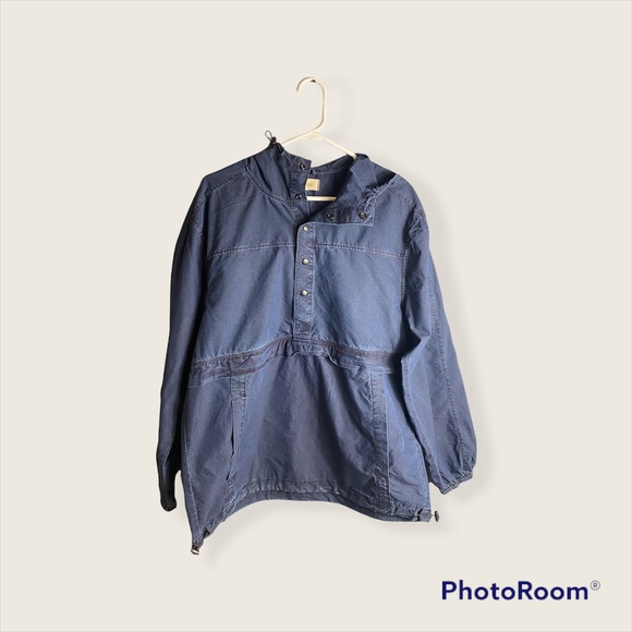 Madewell Indigo Windbreaker Pullover Jacket - Picture 6 of 7